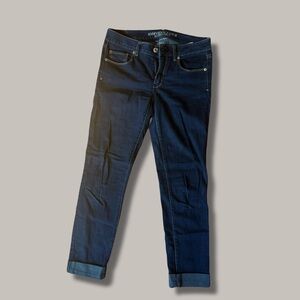 American Eagle Outfitters Women’s Dark Blue Super Stretch Skinny Jeans
